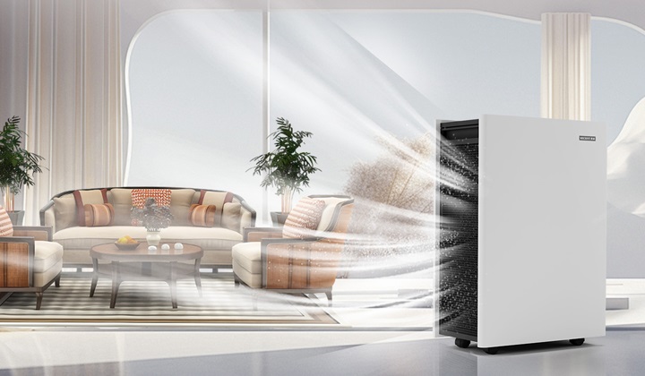 8米循环350m³/h甲醛CADR(单成分加载)